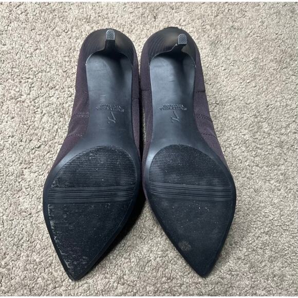 Womens Size 9.5 Simply Vera Vera Wang Stevie Wine Pointed Toe Stiletto Heel Pump - Picture 7 of 7